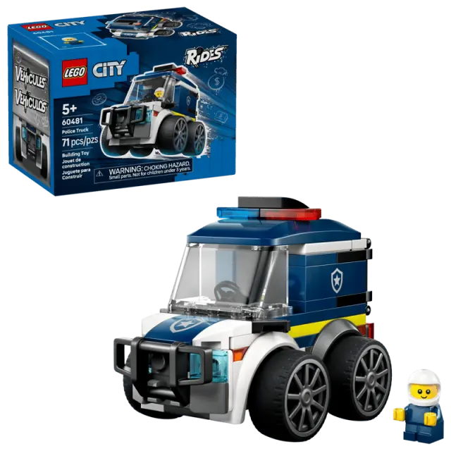 LEGO® City Rides – Police Truck για 5+ Ετών 71τμχ - 60481 2