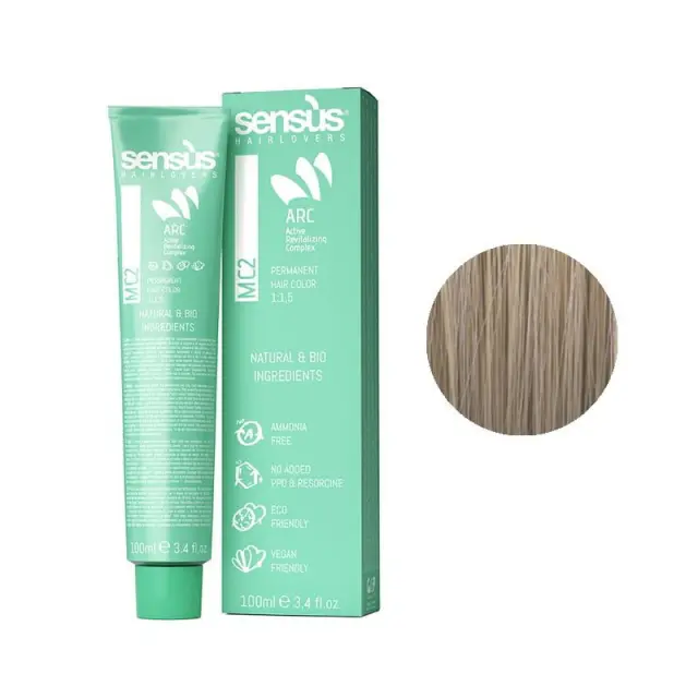 Sensus MC2 Permanent Hair Color 9.0 Very Light Blonde 100ml - (μόνιμη βαφή χωρίς αμμωνία ξανθό πολύ ανοιχτό)