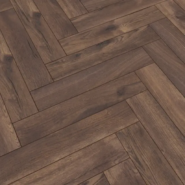 Kronotex Πάτωμα laminate Herringbone 8mm-AC4/32 Calais Oak Κιβ: 1,238 m2 / D4766HE