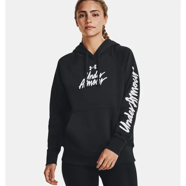 Under Armour Rival Fleece Hoodie (1379609-001) - Μαύρο