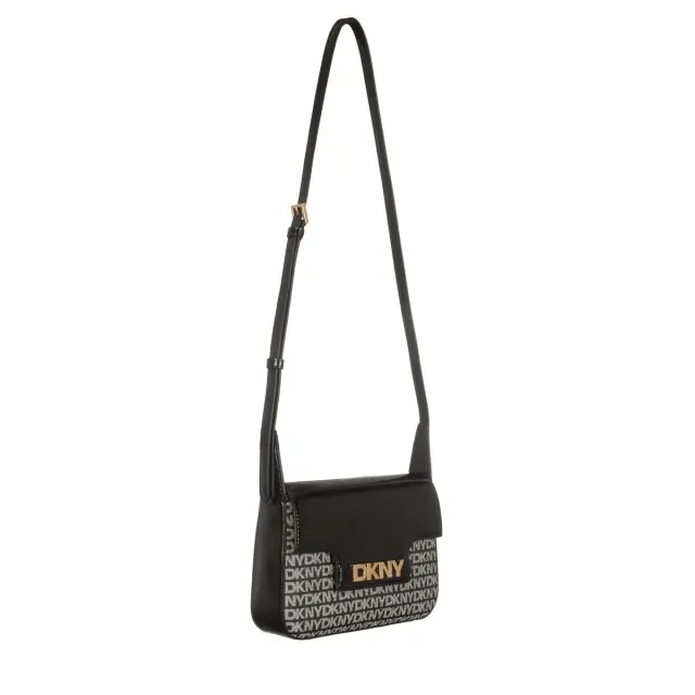 Γυναικεία Τσάντα Χιαστί DKNY Avril Crossbody R52E5J30-XLB Μαύρο Logo Μαύρο - One Size 2