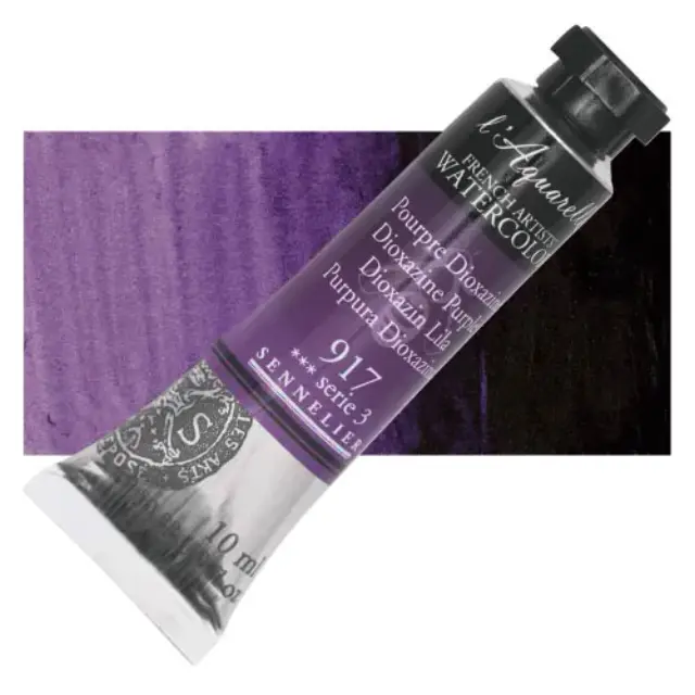Χρώμα Ακουαρέλας Sennelier l Aquarelle Σωληνάριο 10ml - 917 Dioxazine Purple