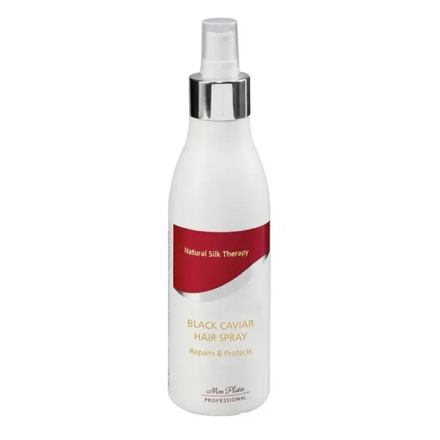 Mon Platin Natural Silk Therapy Black Caviar Hair Spray Repair & Protects 250ml