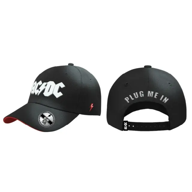 Καπέλο Ενηλίκων AC/DC Cap - Back In Black Plug Me In ACACDCRTC007