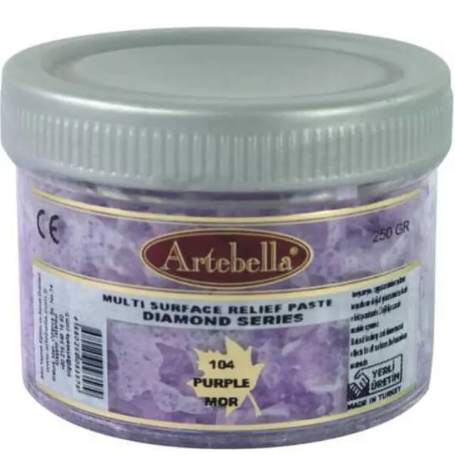 Artebella Πάστα Relief Diamond Series 104 Purple - 250gr