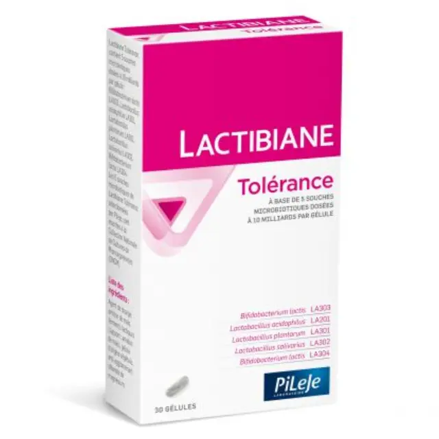 Pileje Lactibiane Tolerance Συμπλήρωμα Διατροφής 30Δισκία