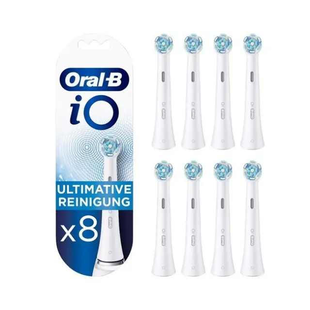 Oral-B iO Ultimate Clean Ανταλλακτικές Κεφαλές Ηλεκτρικής Οδοντόβουρτσας 8τμχ