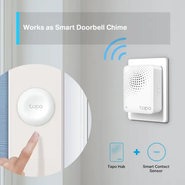 TP-LINK Tapo Smart IoT Hub with Chime (TAPO H100) (TPH100) 2