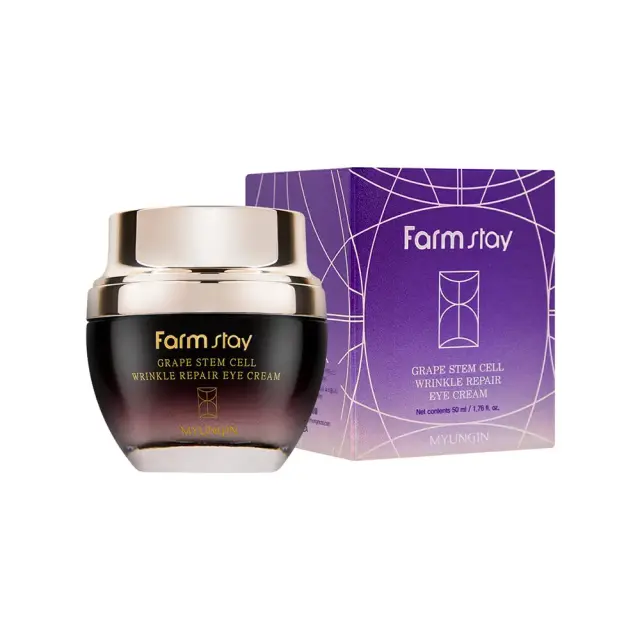 Farm Stay Grape Stem Cell Wrinkle Repair Eye Cream Κρέμα ματιών επανόρθωσης ρυτίδων 50 ml