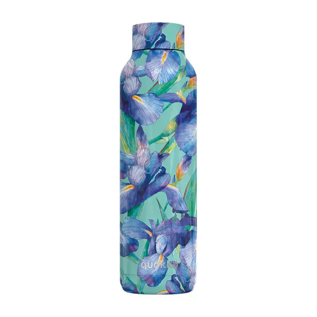 Quokka Bottle Solid Solid Μπουκάλι Θερμός Ανοξείδωτο BPA Free 630ml Blue Irises -12082