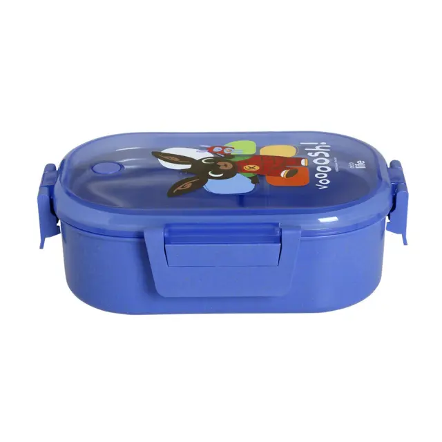 Ecolife Ανοξείδωτο Φαγητοδοχείο Με Χώρισμα 900ml 'Bing-Voooosh' Μπλε 33-BO-9003 3