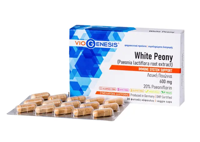 VioGenesis | VWhite Peony 600 mg | 30 caps 2