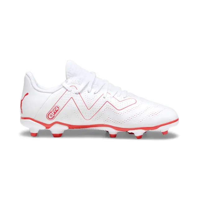 Puma Kids Future Play FG/AG JR Άσπρο - Κόκκινο 107388-01 (Puma) 3