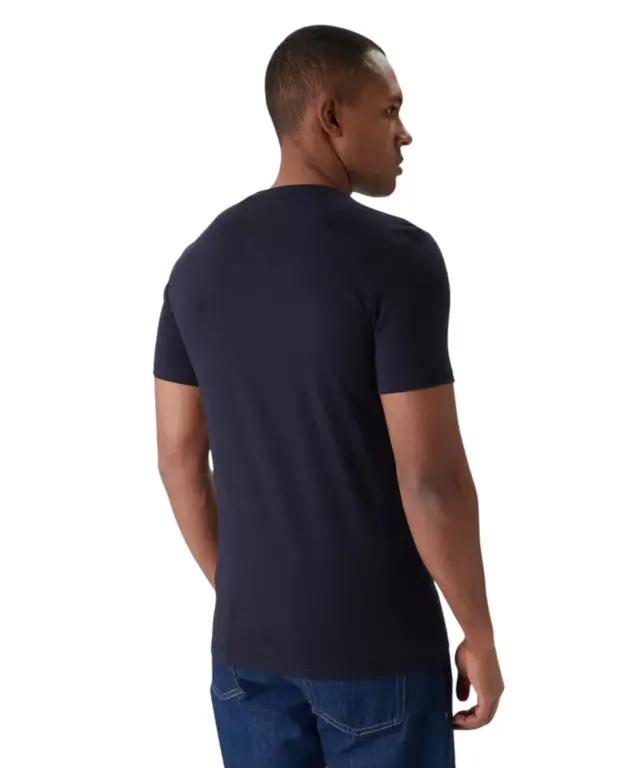 Guess - Ανδρικό Κοντομάνικο T-Shirt Aidy Cn Ss Tee M2YI72I3Z14-G7V2 Μπλε Ναυτικό 2