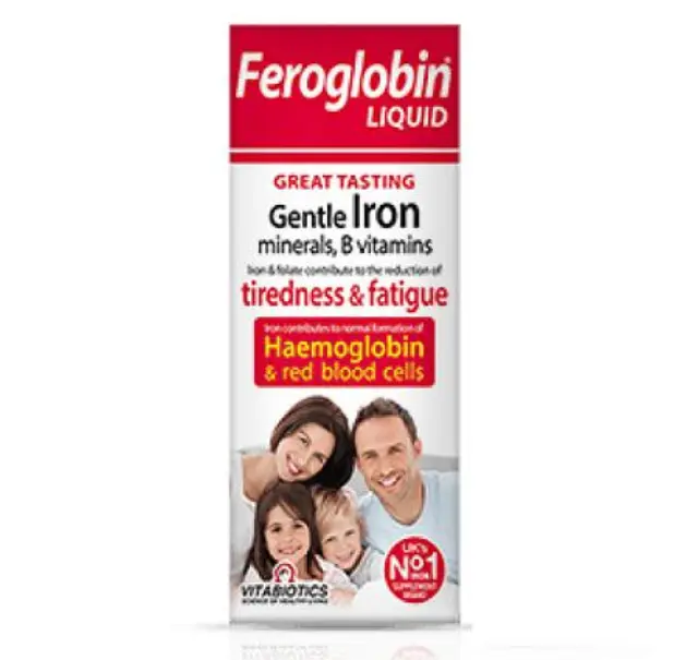 VITABIOTICS Feroglobin B12 Liquid Συμπλήρωμα Σιδήρου για Ενήλικες & Παιδιά 200ml