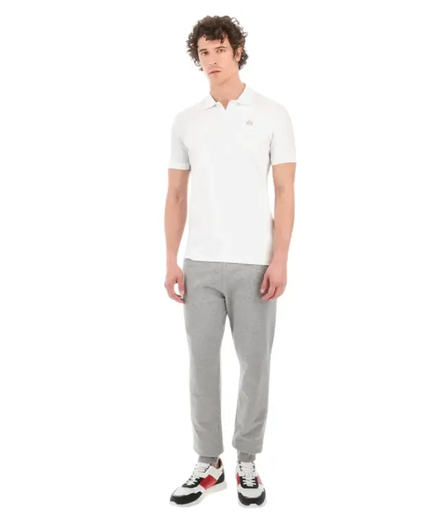 La Martina - Ανδρικό T-Shirt Polo CCMP02-PK001-00001 Λευκό 2