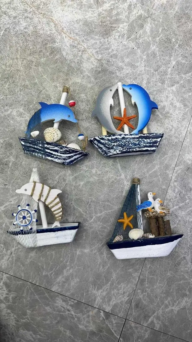 Διακοσμητικό Souvenir Καραβάκι - Σετ 12 τεμάχια - L2025-2 - 125571 2