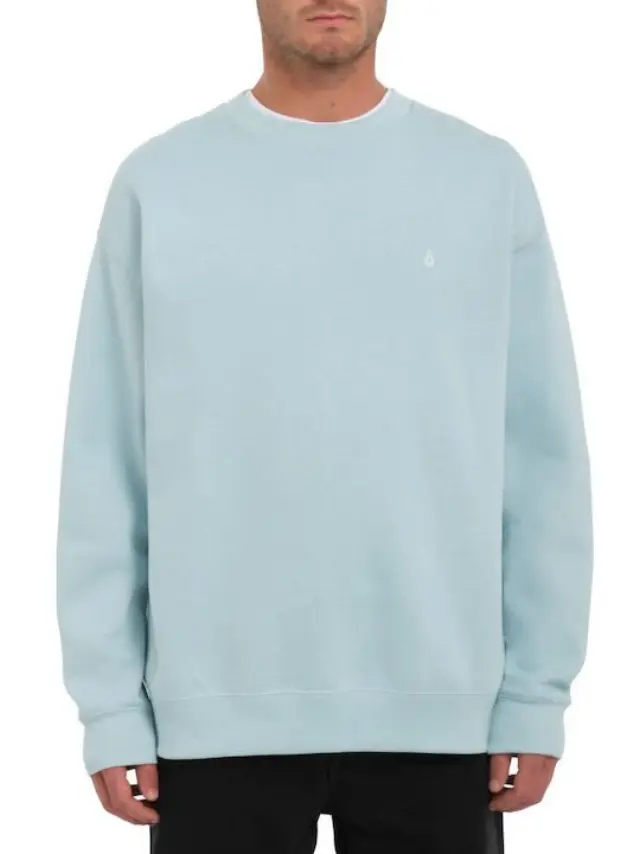 VOLCOM SINGLE STONE CREW-ΦΟΥΤΕΡ ΑΝΔΡΙΚΟ BLUE