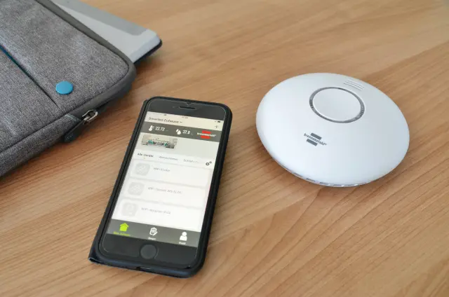 Ανιχνευτής Καπνού και Θερμότητας Connect WiFi WRHM01 APP Notification