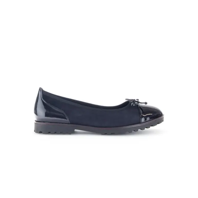 Gabor Μπαλαρίνες Γυναικείο δέρμα Nubuck/HT Μπλέ GAB/74100 002-D/BLUE - 36