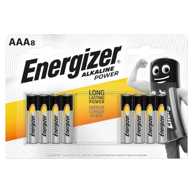 Μπαταρία Αλκαλική Energizer Alkaline Power LR03 size AAA 1.5V Τεμ. 8