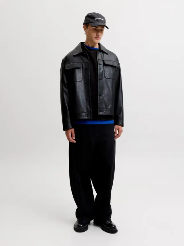 JJEBARRON SWEAT CREW NECK NOOS - Black 2