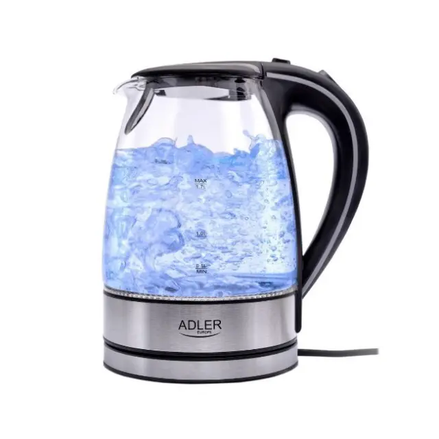 Adler Βραστήρας AD1225 1.7L 2000W Black / Silver (AD 1225)