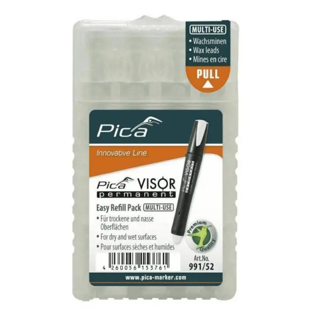 Pica 991/52 - Visor Ανταλλακτικά Μαρκαδόρου σε Λευκό Χρώμα 4τμχ
