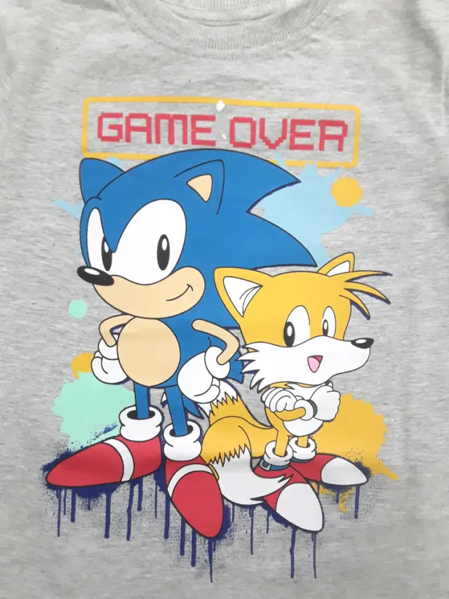 Πιτζάμα Καλοκαιρινή Sonic Game Over White 8010319 - 7-8 Y (128cm) 2