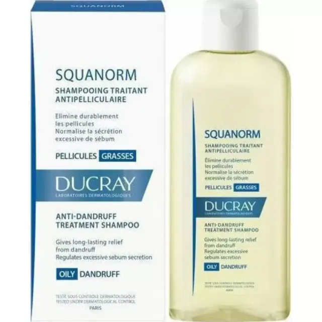 Ducray Squanorm Σαμπουάν Κατά Της Λιπαρής Πιτυρίδας, 200ml