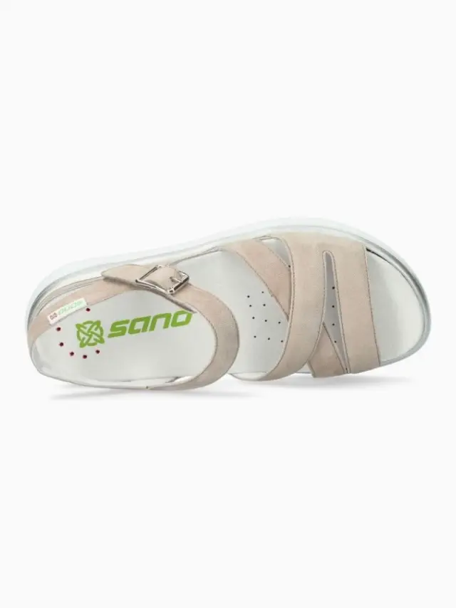 Mephisto/Sano Πέδιλα Γυναικείο δέρμα Nubuck Μπεζ SAN/NOANE L/TAUPE 3