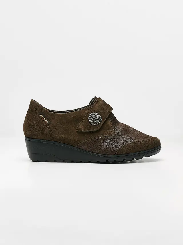 Mephisto Μοκασίνια-Loafers Γυναικείο δέρμα Nubuck/δέρμα Καφέ MEP/BRANDA D/BROWN 3
