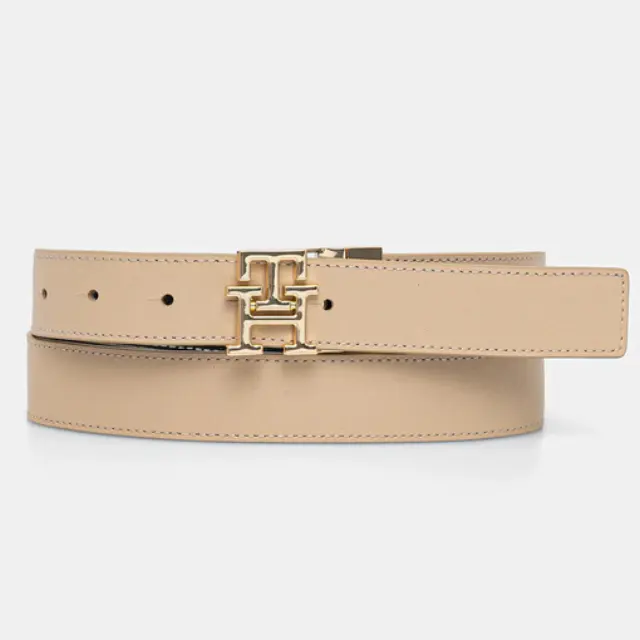 Γυναικεία Ζώνη Διπλής Όψης Tommy Hilfiger 3.0cm AW0AW18256-0GY Μπλε/Μπεζ Μπλε - 90 2