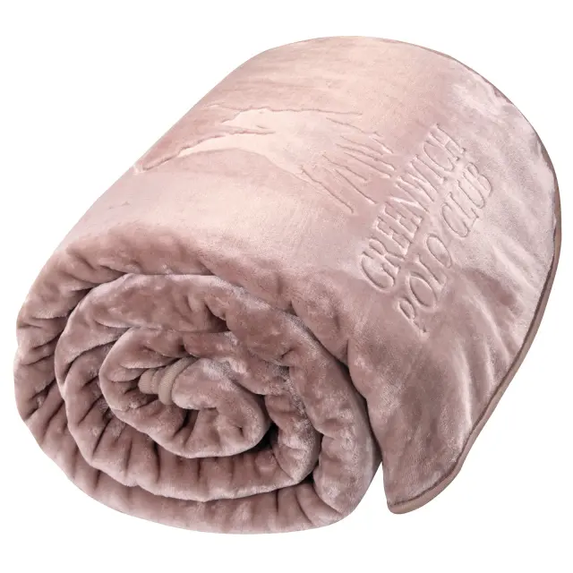 Κουβέρτα 160X240 Μονή 700gsm Essential Greenwich Polo Club 3469 Nude 100% Ακρυλικό 3