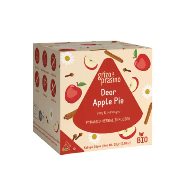 Χειροποίητο Βιολογικό Βοτανικό Μείγμα Dear Apple Pie