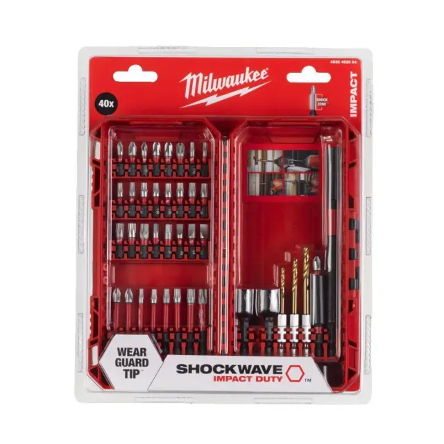 Milwaukee 4932492004 - SET 40ΤΜΧ SHOCKWAVE DRILL & DRIVE MW 2