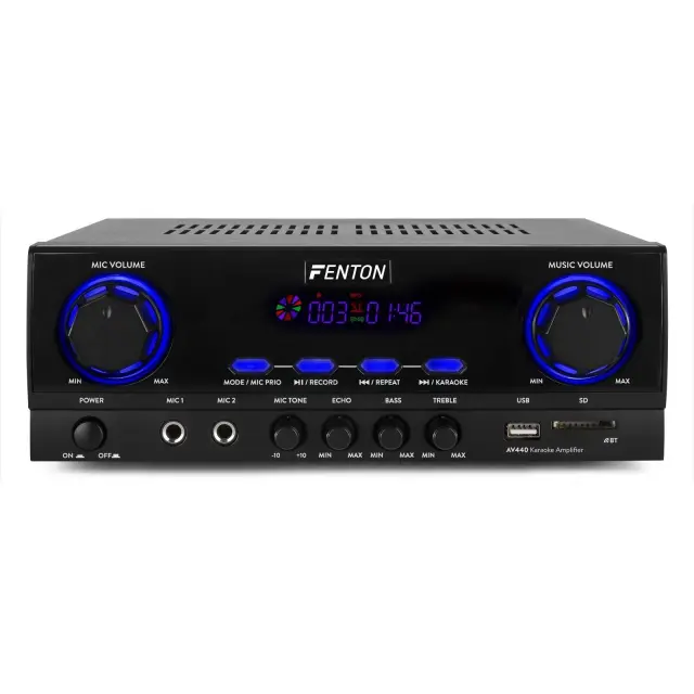 FENTON AV440 ΕΝΙΣΧΥΤΗΣ καραόκε 2X200W 2