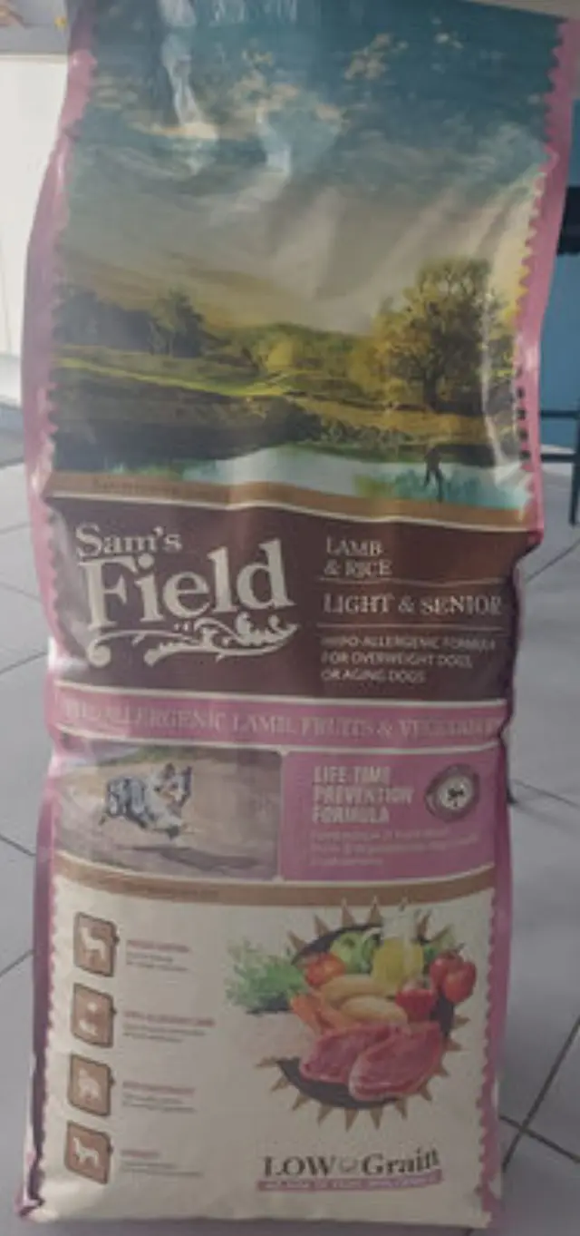 Sam's Field Low Grain Light Senior Lamb & Rice 13Kg Μονόχρωμο