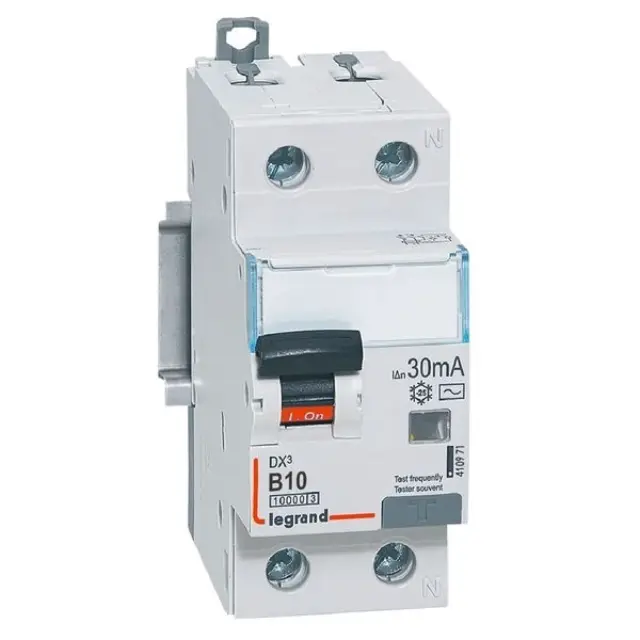 RCBO DX3 1P+N B10 30mA Type AC 10kA