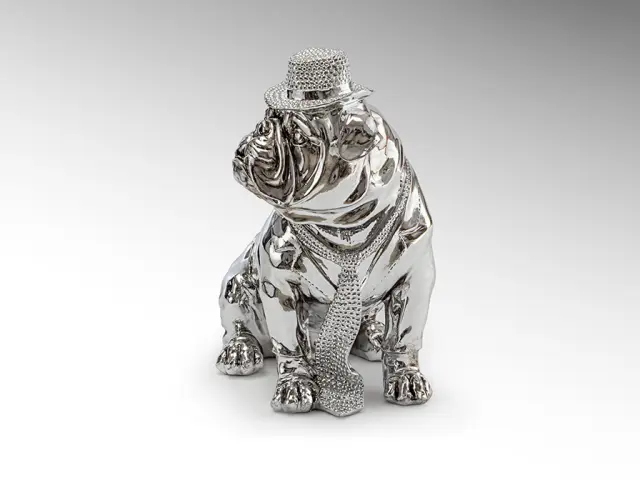 Bulldog Hat 841207 διακοσμητικό Χρώμιο 3