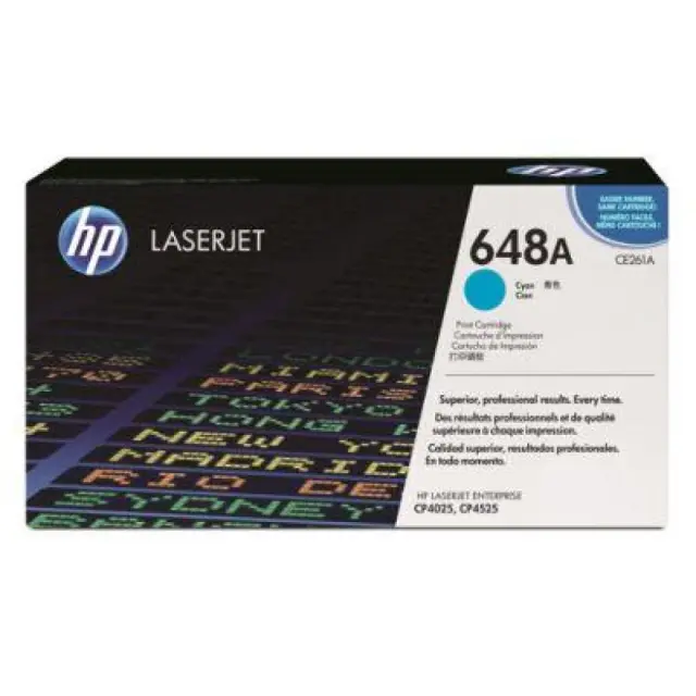 HP 648A Γνήσιο Toner Laser Εκτυπωτή Κυανό 11000 Σελίδων CE261A