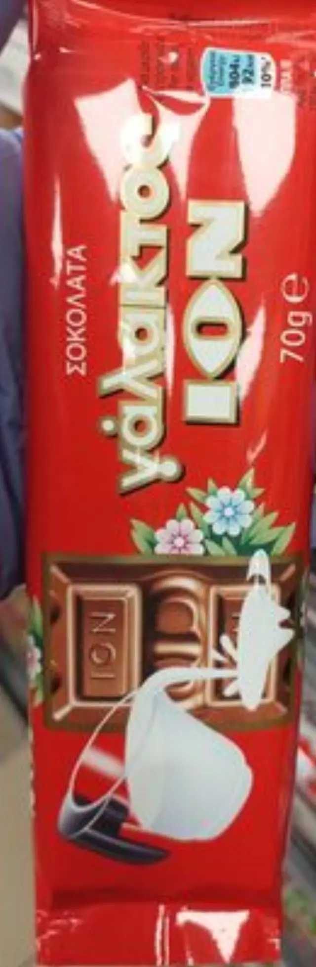 ION Σοκολάτα Γάλακτος 70gr