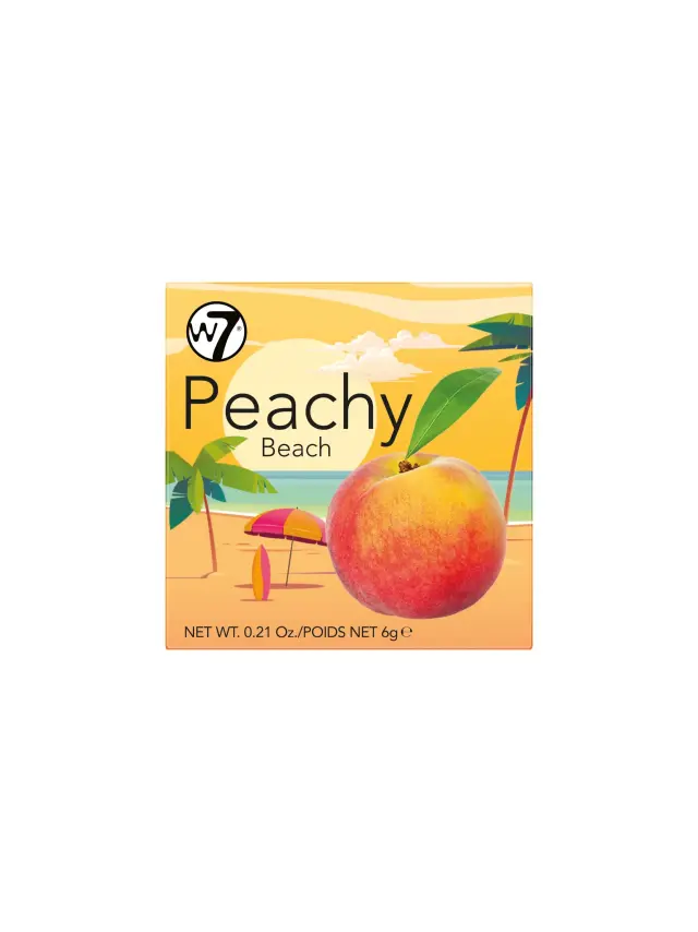 The Boxed Blusher Peachy Beach W7