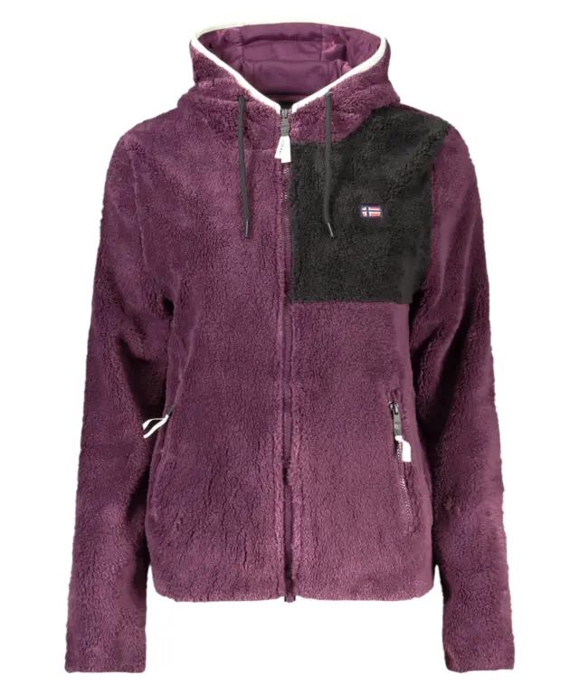Norway Nautical School - Γυναικεία Ζακέτα Φούτερ Fleece 869916-GRAPE Μωβ