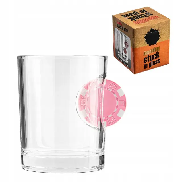 Stuck in Glass- Ποτήρι με Μάρκα Καζίνο 280ml OEM 2
