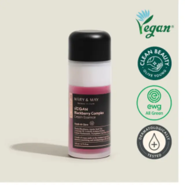 Mary + May Vegan Blackberry Complex Cream Essence – Διφασικό essence – κρέμα για βαθιά ενυδάτωση 140ml 2