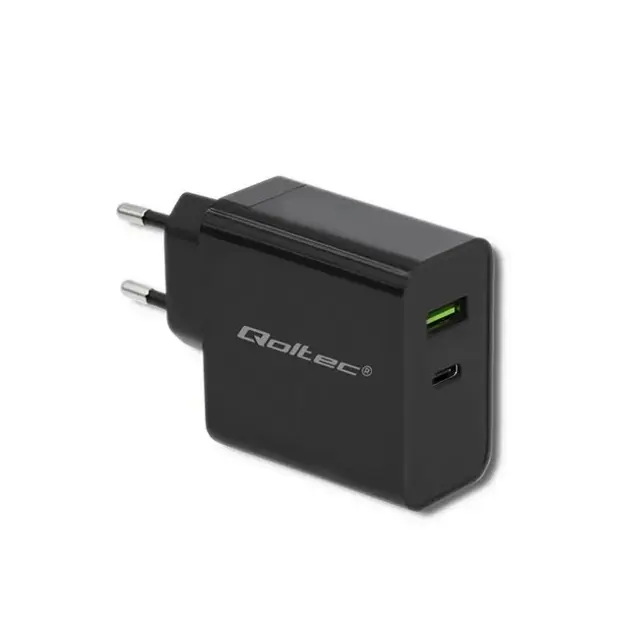 Qoltec Φορτιστής 45W USB-C PD Black (51717)