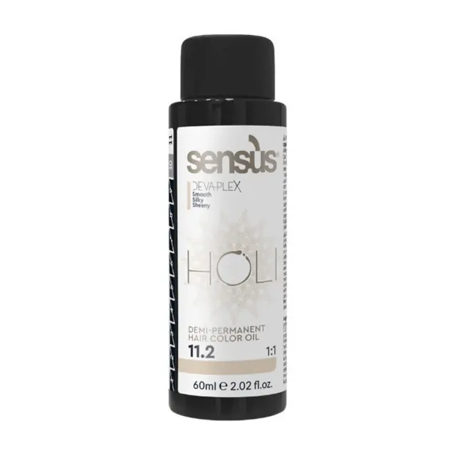 Holi-11.2 Ημι-Μόνιμη Βαφή - Biege Ultra Platinum - Μπεζ Υπερ-Πλατινέ 60ml - Sensus