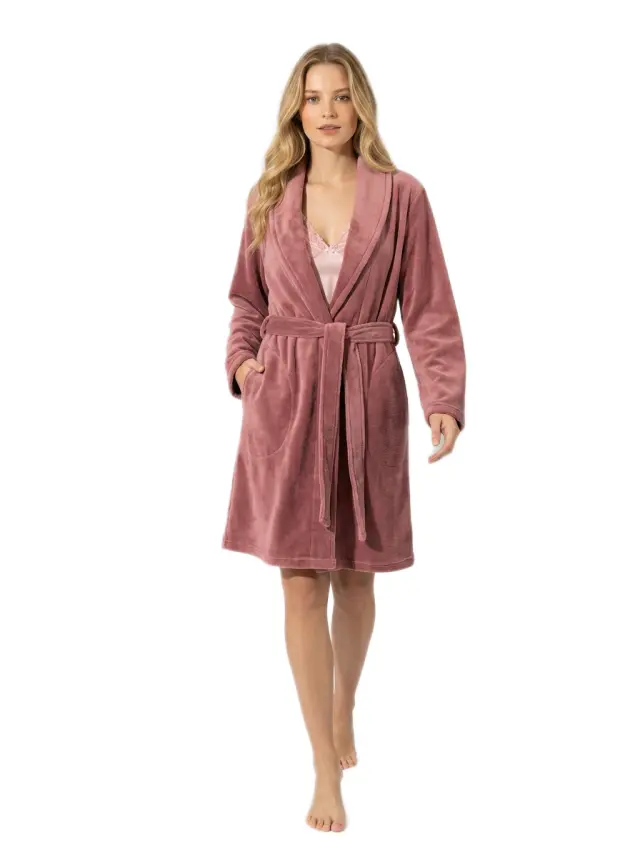 Harmony γυναικεία ρόμπα fleece 411709-2