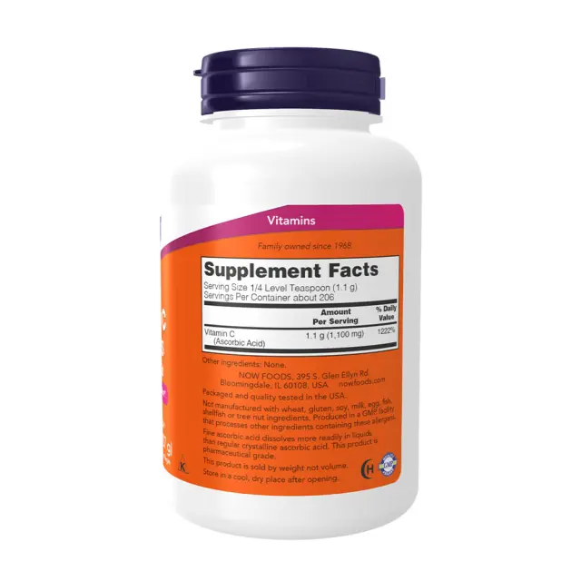 Now Foods Vitamin C Crystals Powder 2